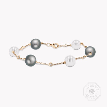 Akoya & Tahitian Black Pearl Bracelet