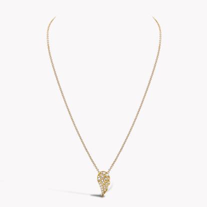 Tiara Large Diamond Pendant 0.45ct in 18ct Rose Gold