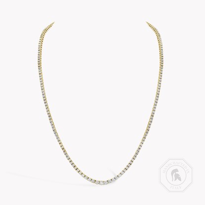Brilliant Diamond Line Necklace