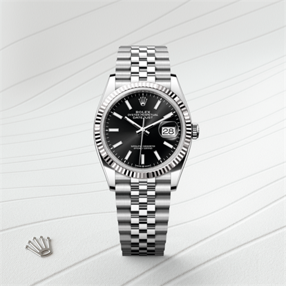 Datejust 36, Oyster, 36 mm, Oystersteel and white gold watch