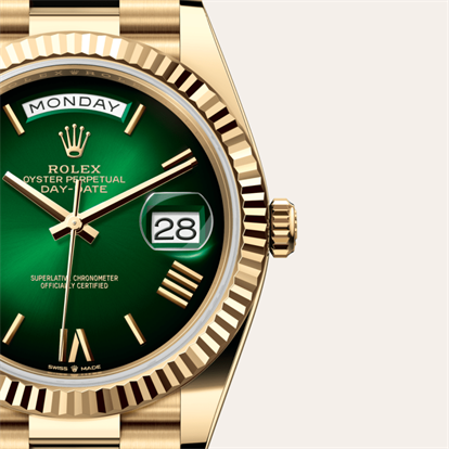 Day-Date 40, Oyster, 40 mm, yellow gold watch