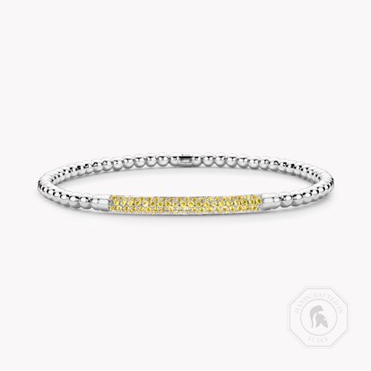 Bohemia 0.56ct Yellow Sapphire Expandable Bangle