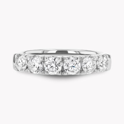 Brilliant Cut Diamond Half Eternity Ring