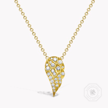 Tiara Large Diamond Pendant 0.45ct in 18ct Yellow Gold 