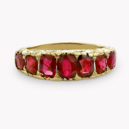 Victorian Ruby and Diamond Ring