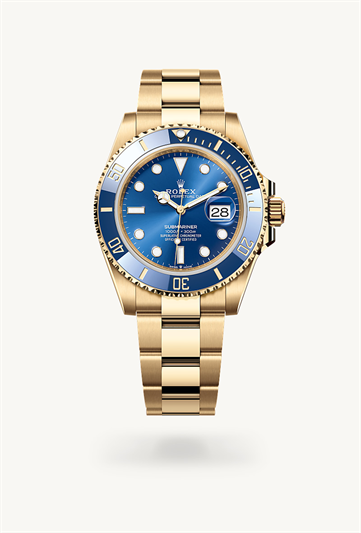 Rolex Submariner Date Oyster, 41 mm, yellow gold