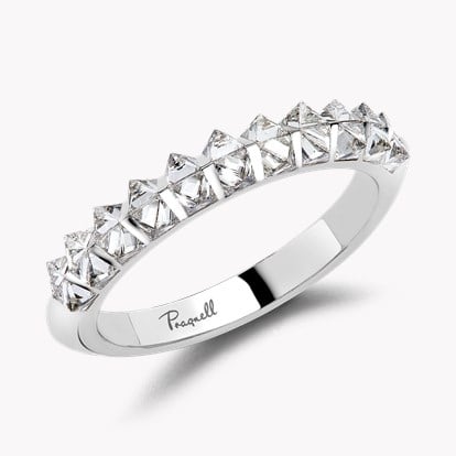  RockChic 1.08ct Diamond Two Row Half Eternity Ring 0149988