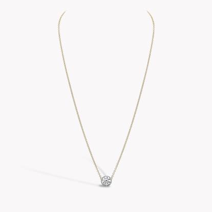 Georgian Setting Diamond Solitaire Pendant