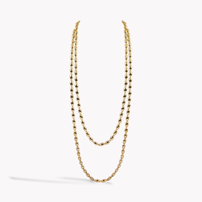 Belle Epoque Long Olive Necklace in 18ct Rose Gold