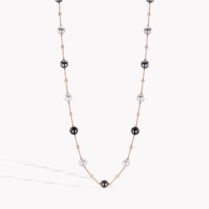 Akoya and Tahitian Pearl Necklace