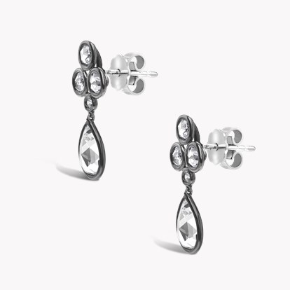 Pear Shaped Diamond Earrings