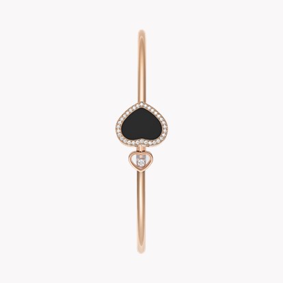 Chopard Happy Hearts Black Onyx Bangle
