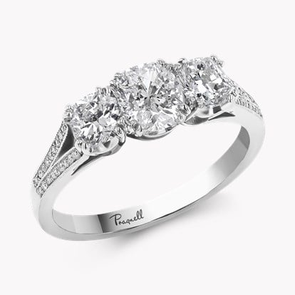 Diamond Three Stone Ring