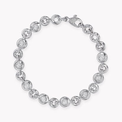 RockChain Diamond Bracelet 2.71cts in 18ct White Gold 