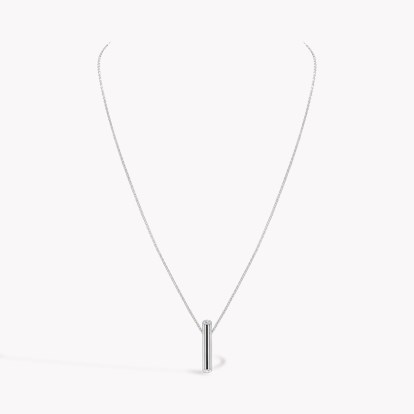 Eclipse 0.43ct Diamond Drop Pendant in 18ct White Gold