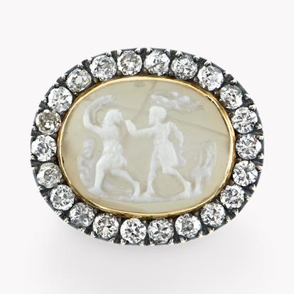 Georgian Agate Cameo Ring