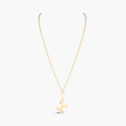 Letter I Diamond Pendant Charm