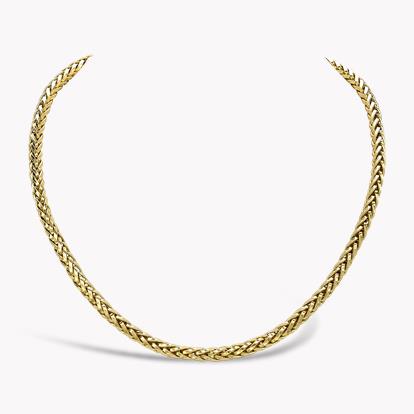 Handmade English Chain 42cm Medium Chain Necklace in 18ct Yellow Gold