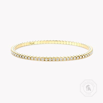 Expandable Diamond Bangle
