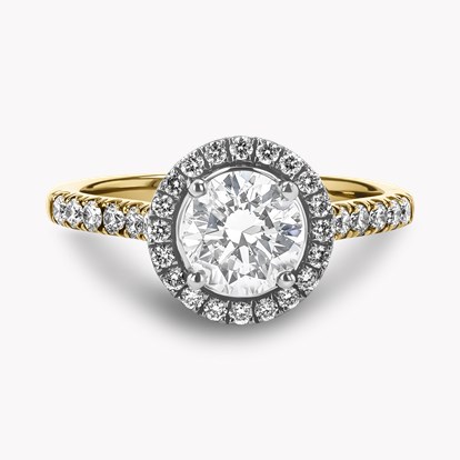 Brilliant Cut Diamond Cluster Ring