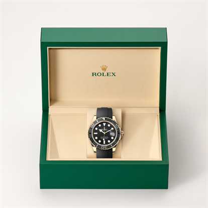 Yacht-Master 42, Oyster, 42 mm, yellow gold watch inside presentation box