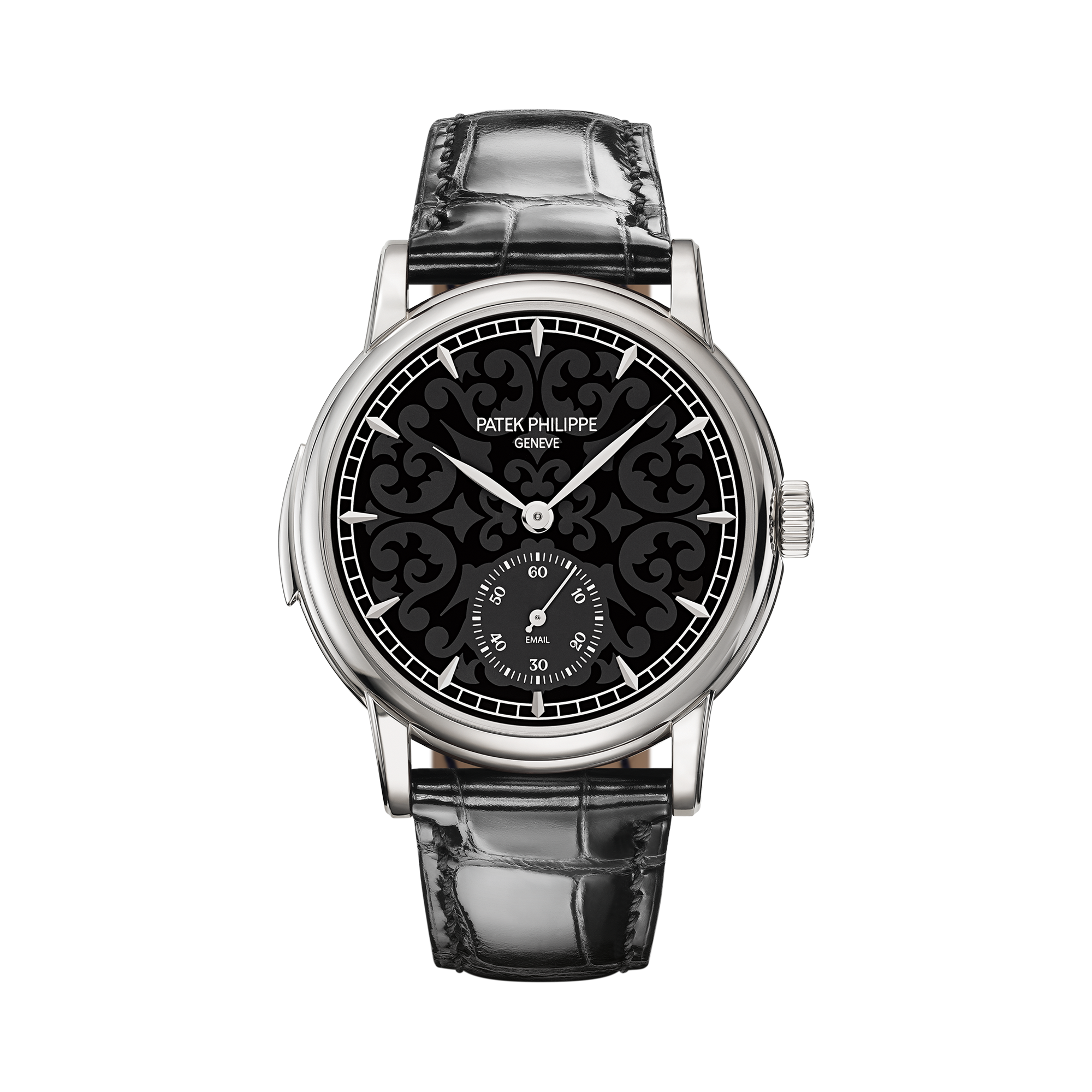 Patek Philippe Grand Complications 38mm, Black Dial, Baton Numerals_1