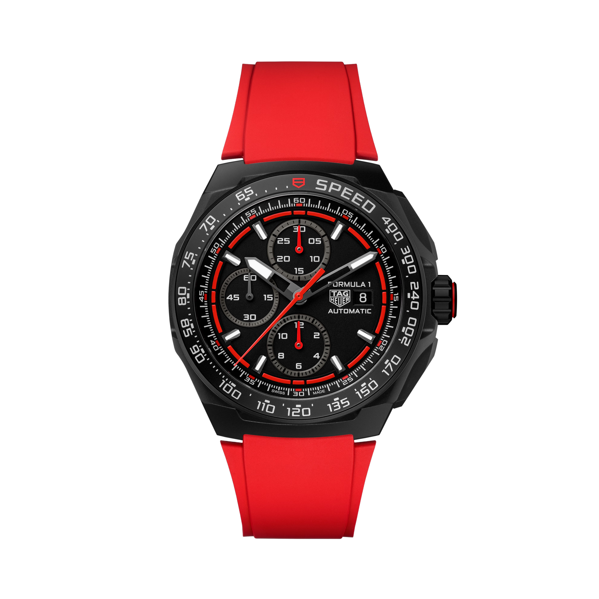 Tag Heuer Formula 1 Chronograph 44mm, Black Dial, Baton Numerals_1