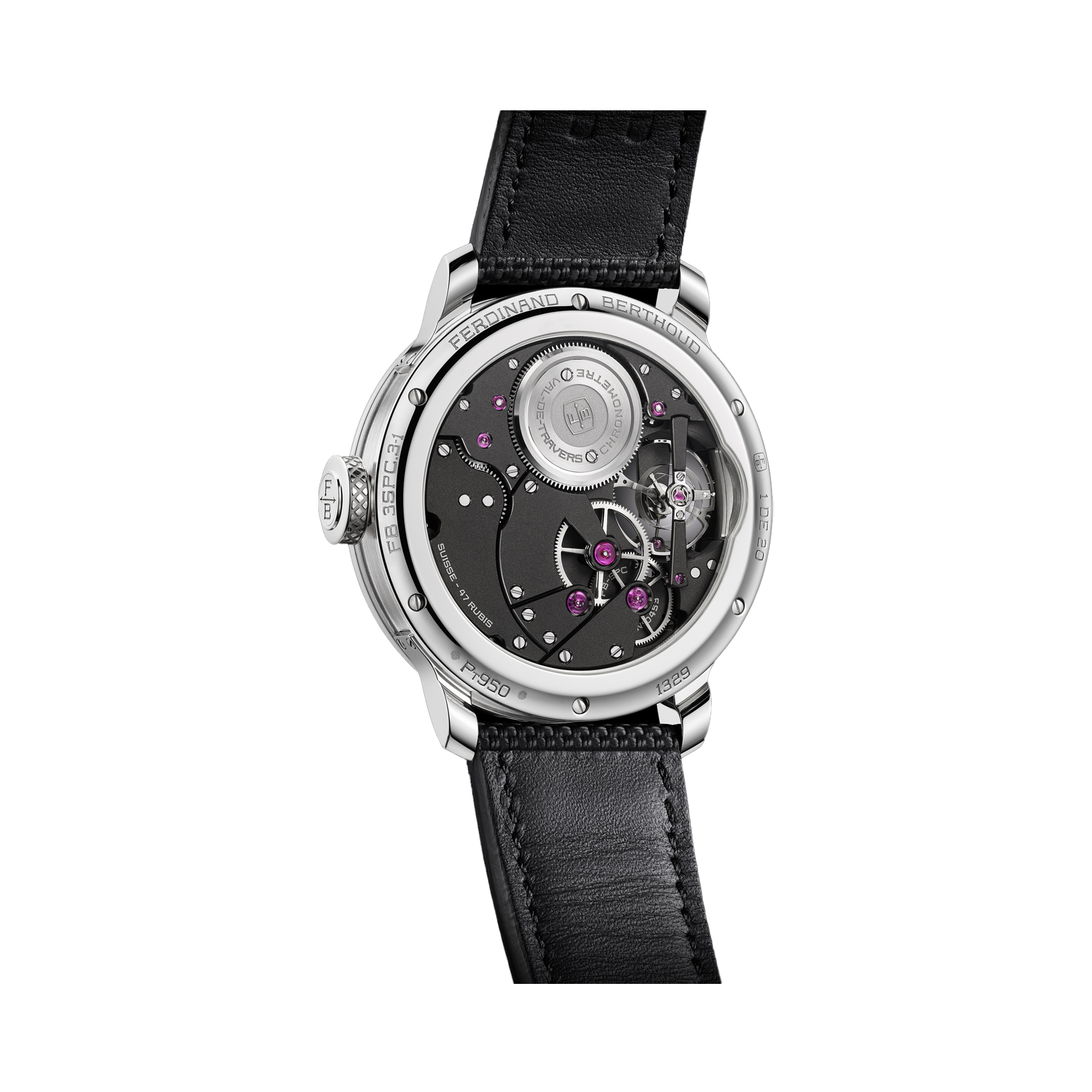 Ferdinand Berthoud Chronomètre FB 3SPC.3-1 42.3mm, Black Dial, Arabic Numerals_2