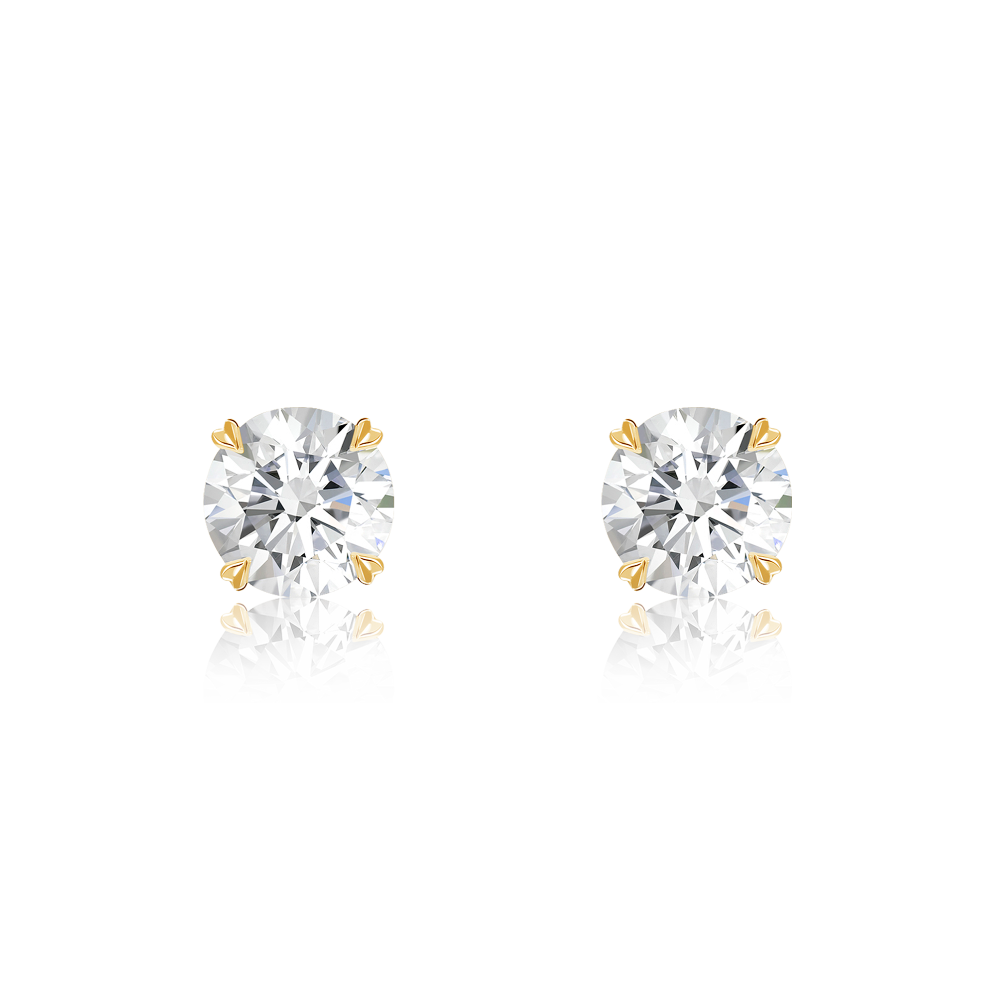 Windsor 1.10ct Diamond Stud Earrings Brilliant cut, Claw set_1