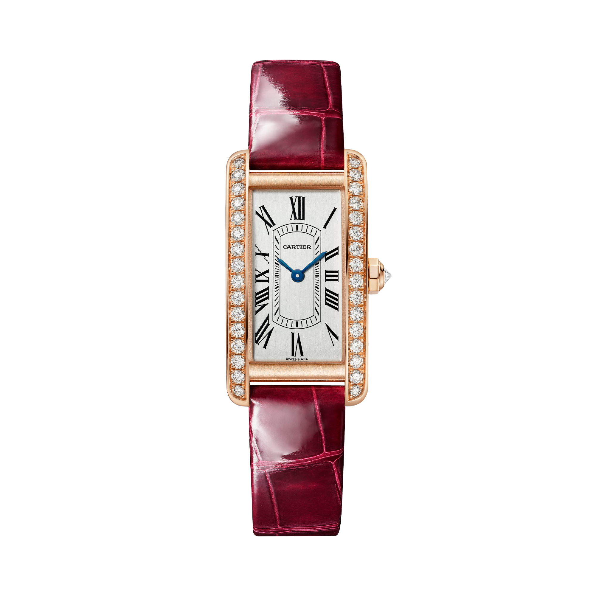 Cartier Tank Americaine 19.4mm, Silver Dial, Roman Numerals_1