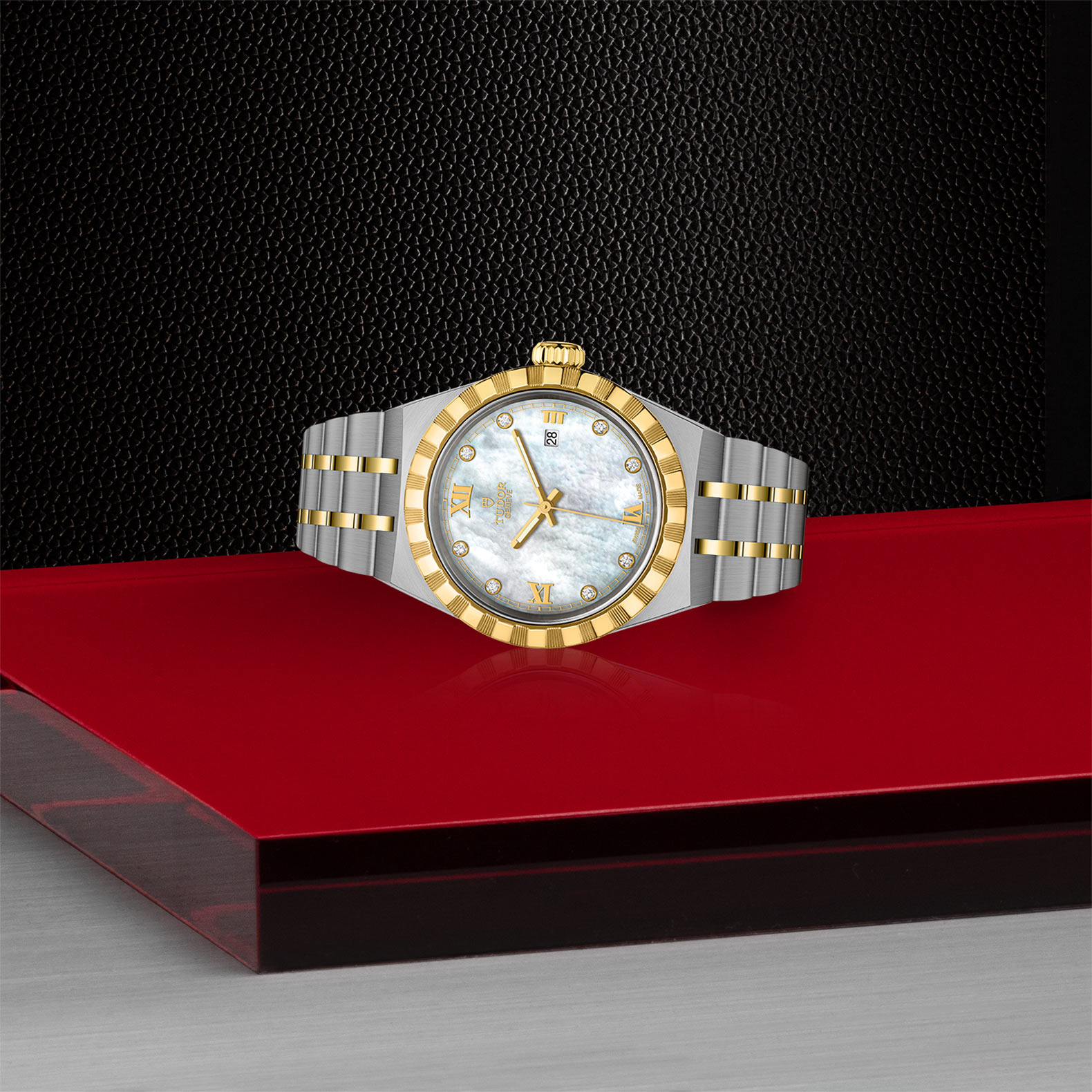 Tudor Royal 28mm. Mother of Pearl Dial. Diamond Numerals_2