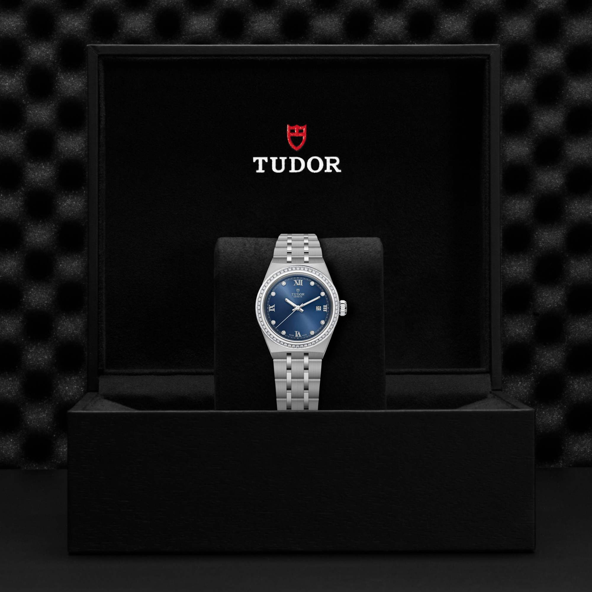 Tudor Royal 28mm. Diamond Set  Dial. Roman Numerals_4