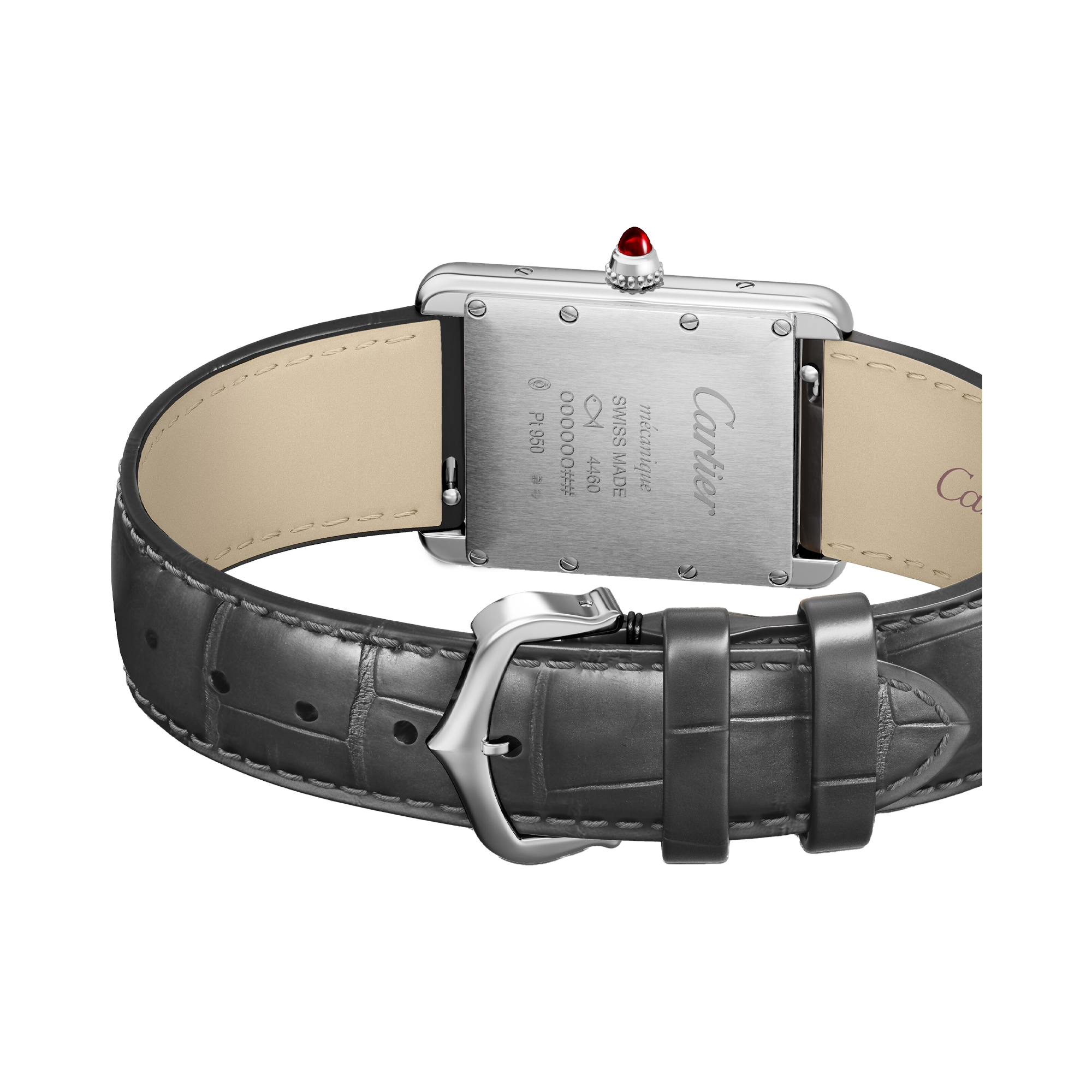 Cartier Tank Louis Cartier 25.5mm, Grey Plain Dial_4