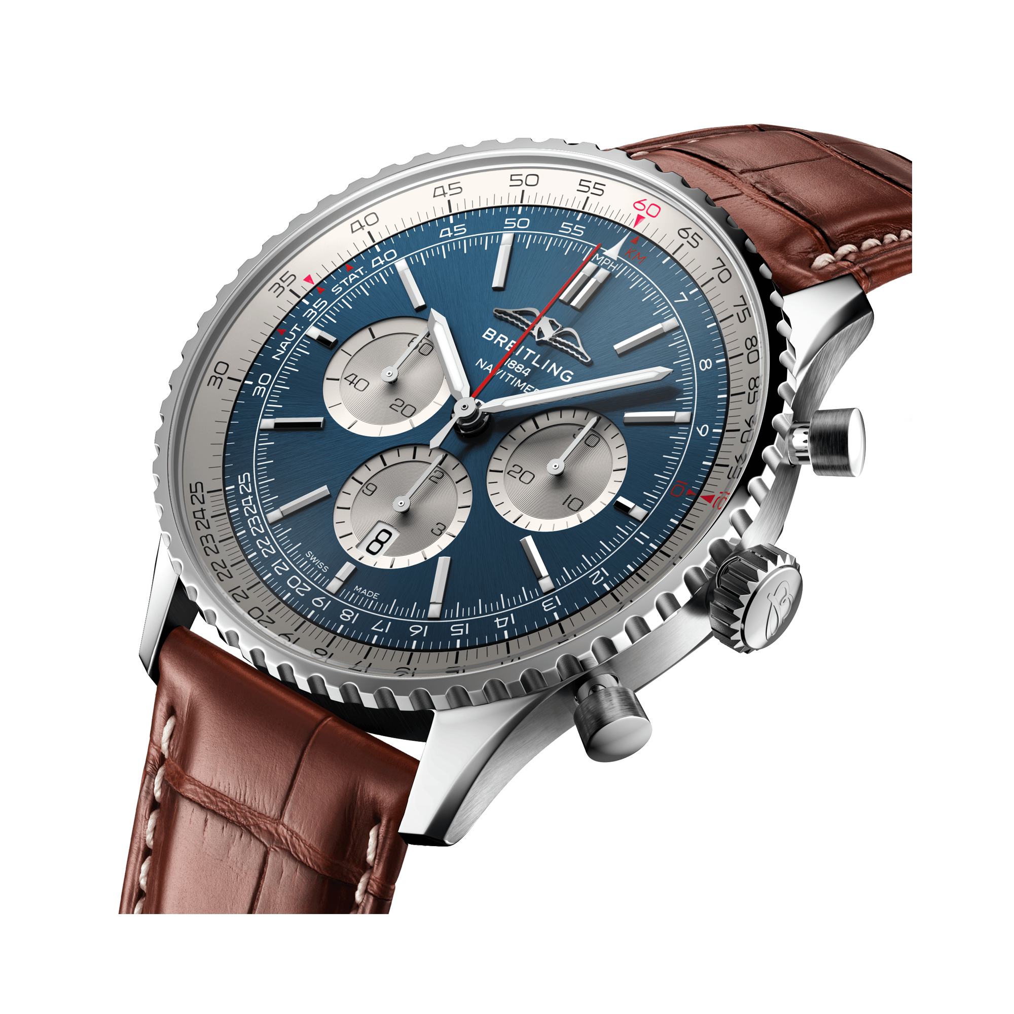 Breitling Navitimer B01 Chronograph 46 46mm, Blue Dial, Baton Numerals_2