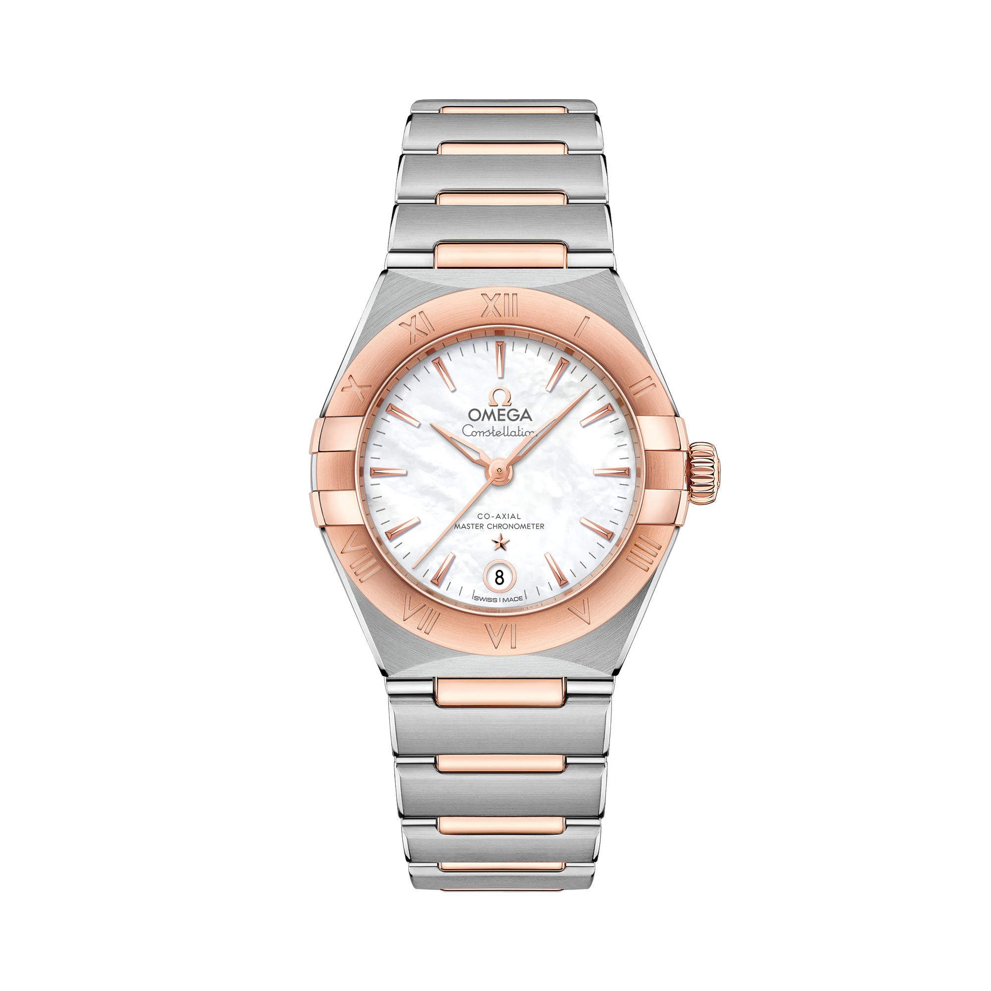 OMEGA Constellation 29mm, White Dial, Baton Numerals_1