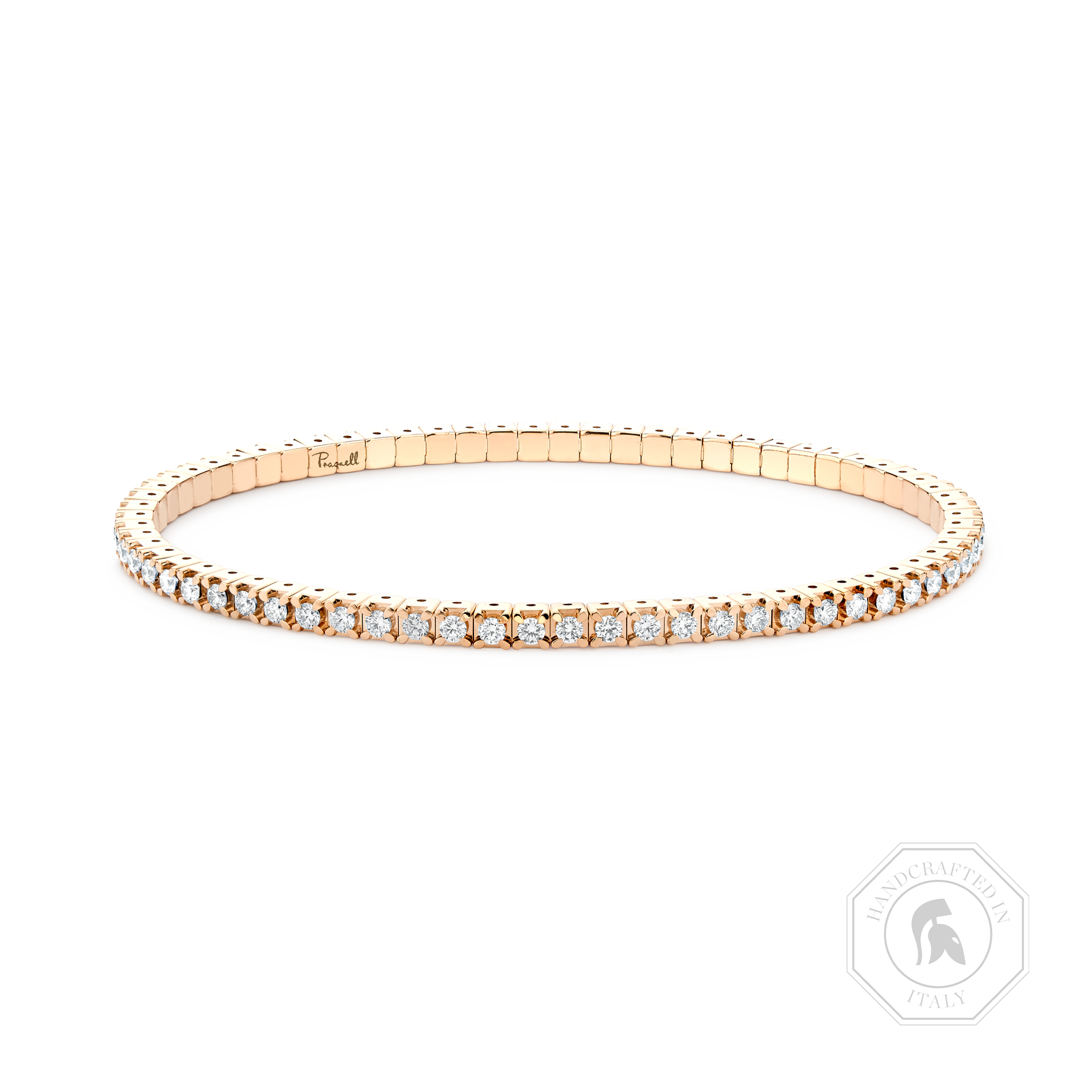 Expandable Diamond Bangle Brilliant Cut, Four Claw Set_1