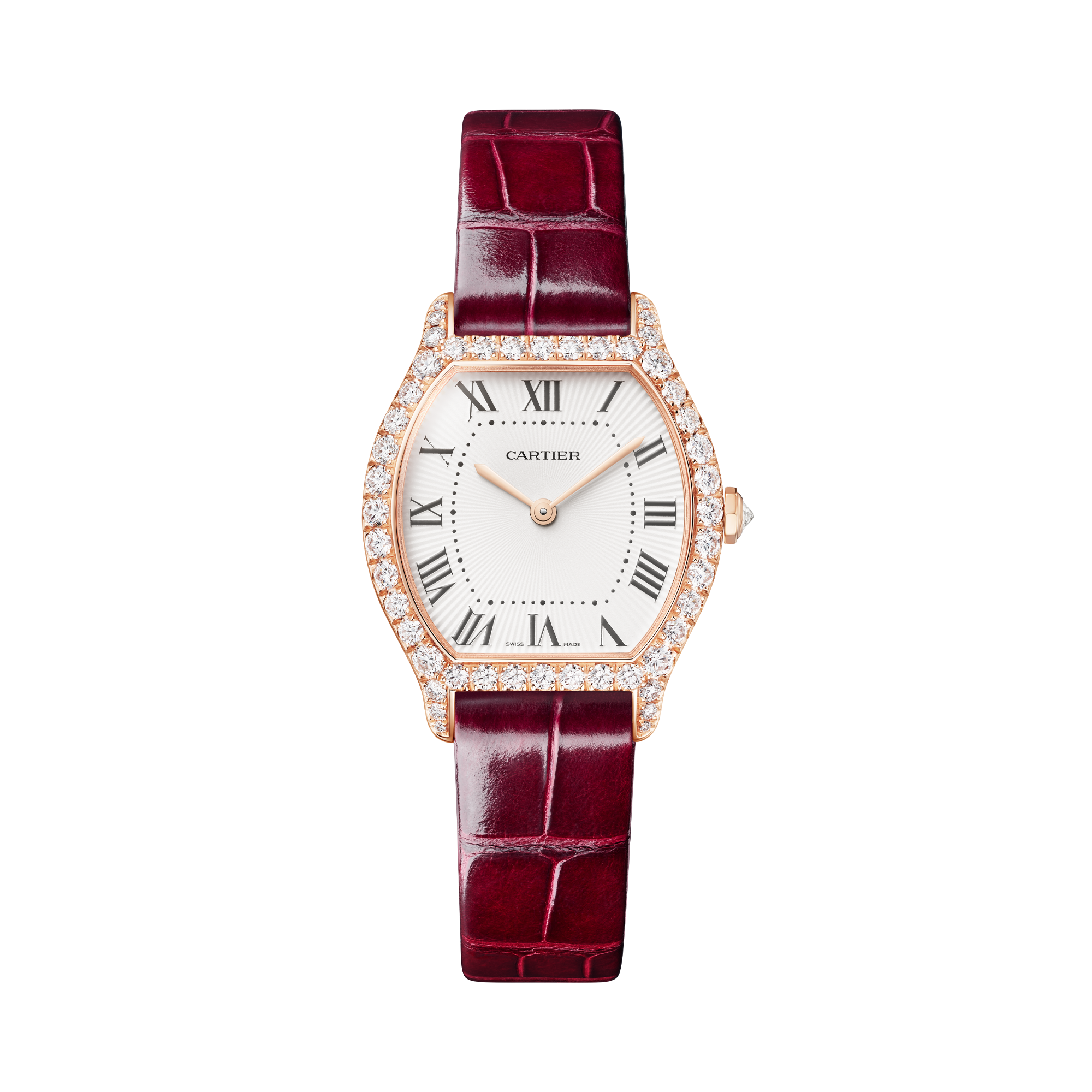 Cartier Tortue 26.7mm, White Dial, Roman Numerals_1