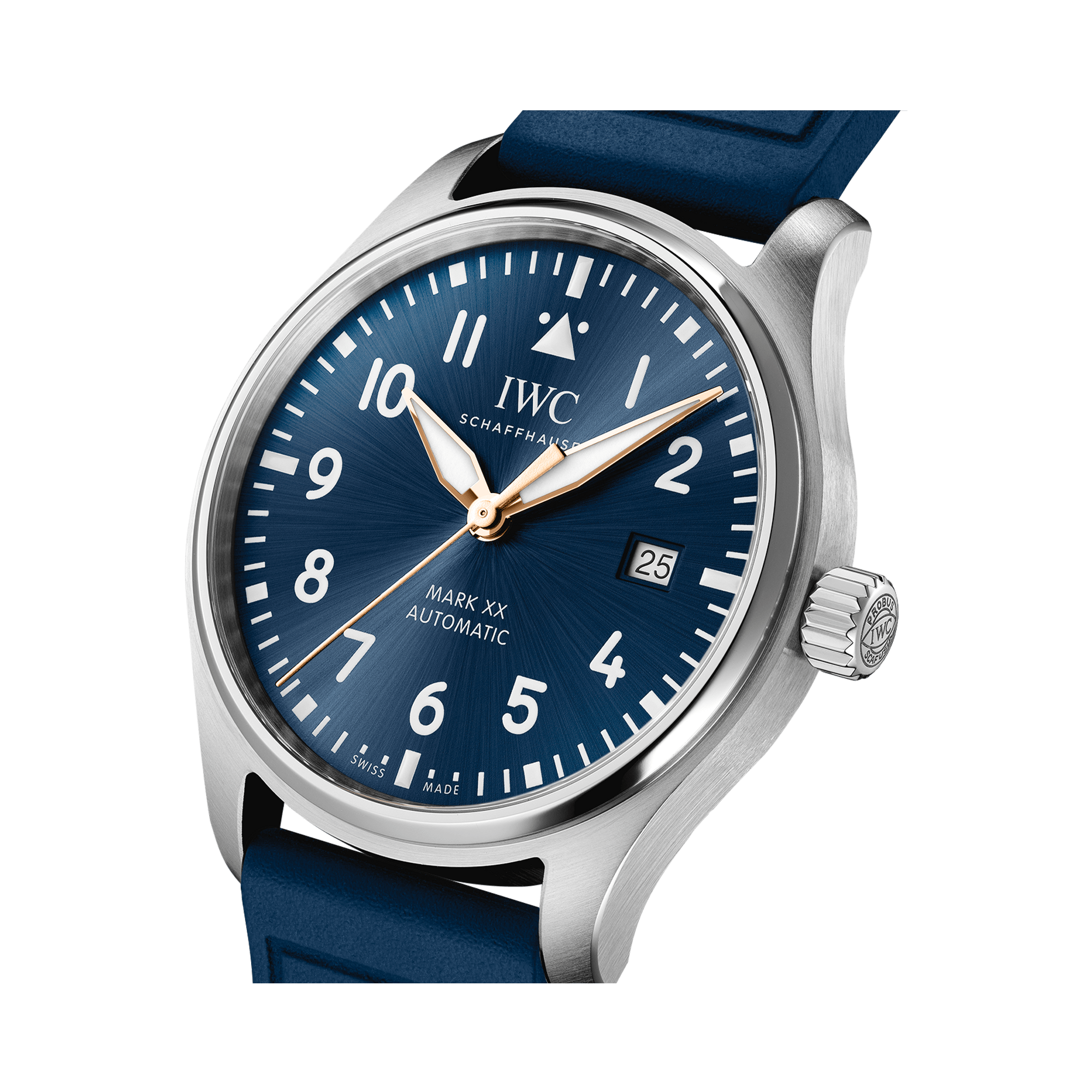 IWC Pilot's Mark XX Le Petit Prince 40mm, Blue Dial, Arabic Numerals_3