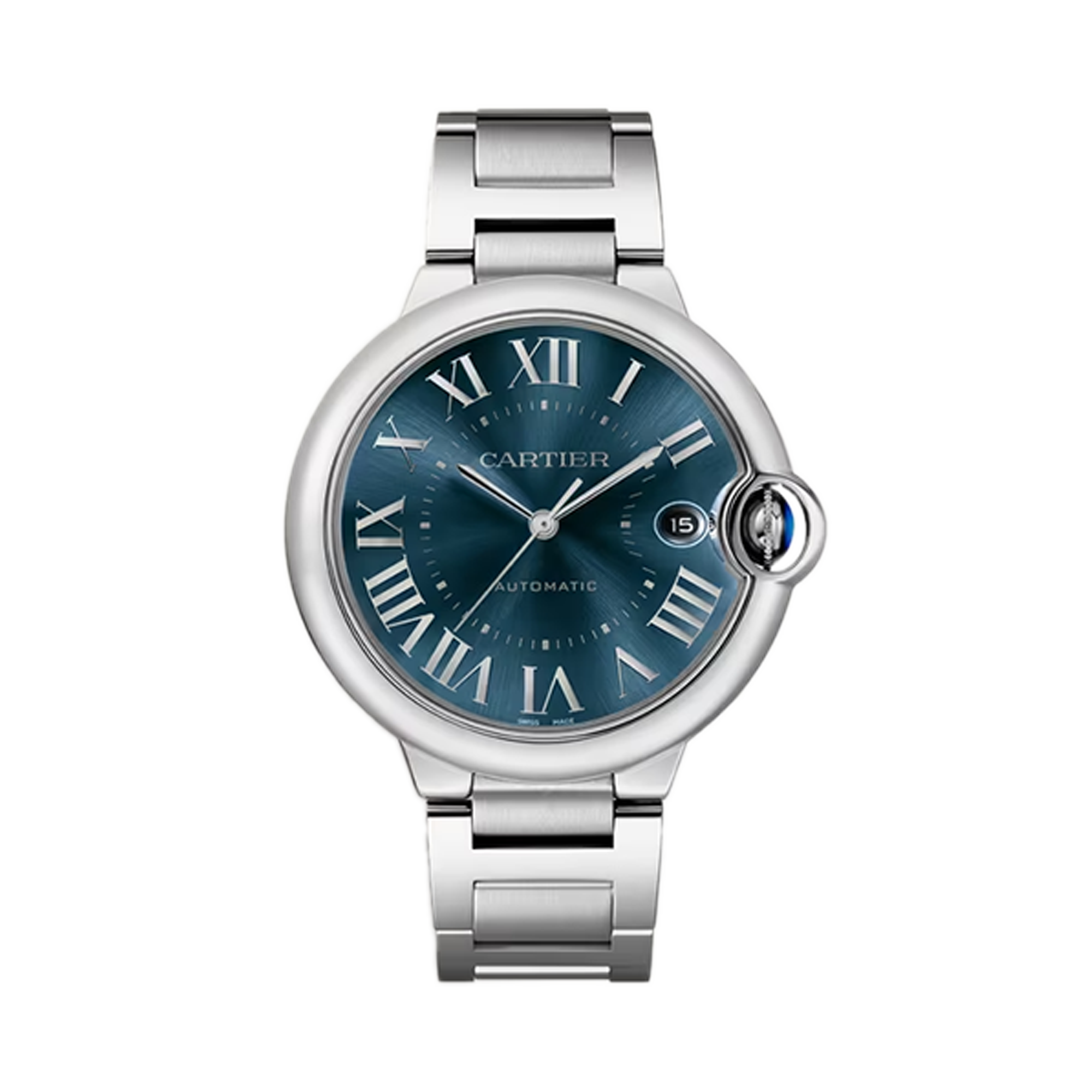 Cartier Ballon Bleu de Cartier 40mm, Blue Dial, Roman Numerals_1