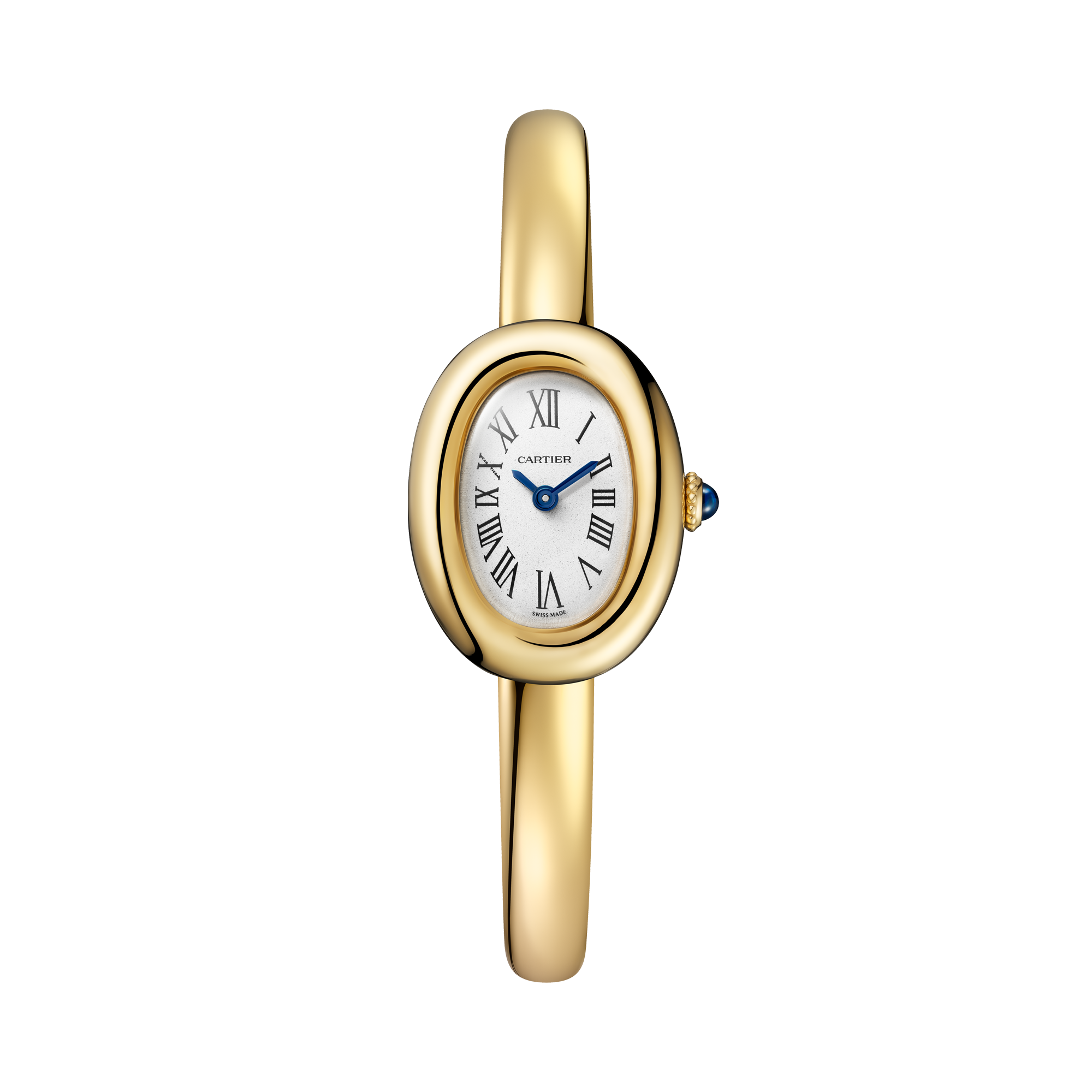 Cartier Baignoire Mini 18mm, Silver Dial, Roman Numerals_1