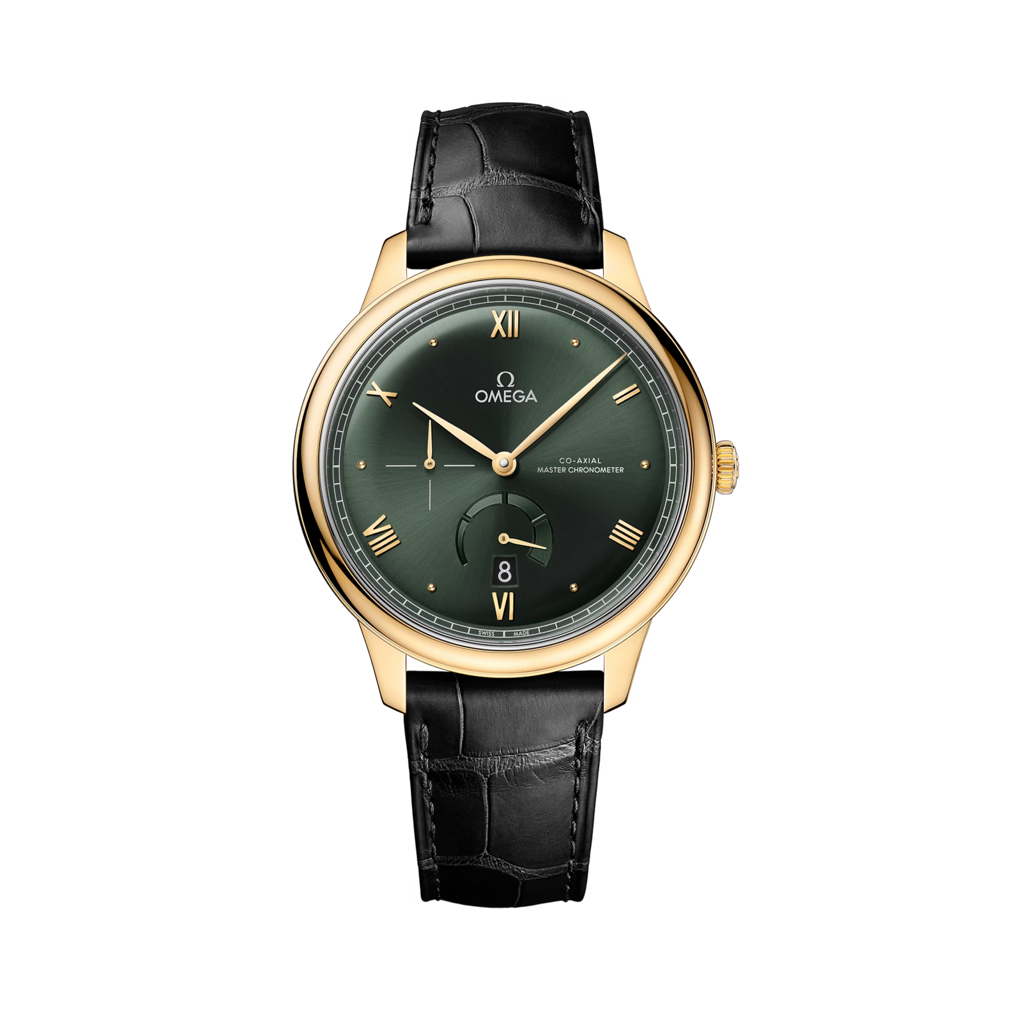 Omega Deville Prestige 41mm, Green Dial, Roman and Dot Numerals_1