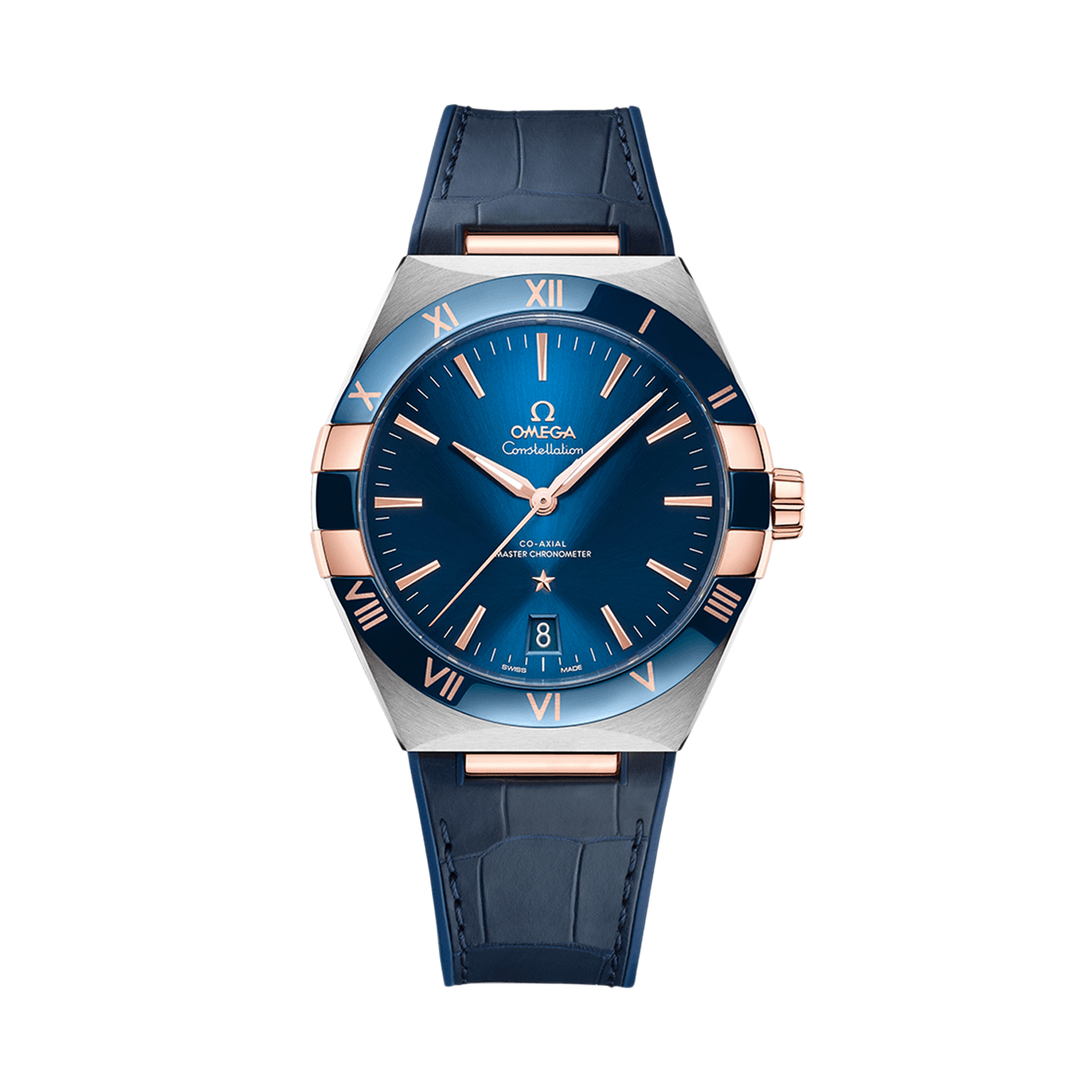 OMEGA Constellation 41mm, Blue Dial, Baton Numerals_1