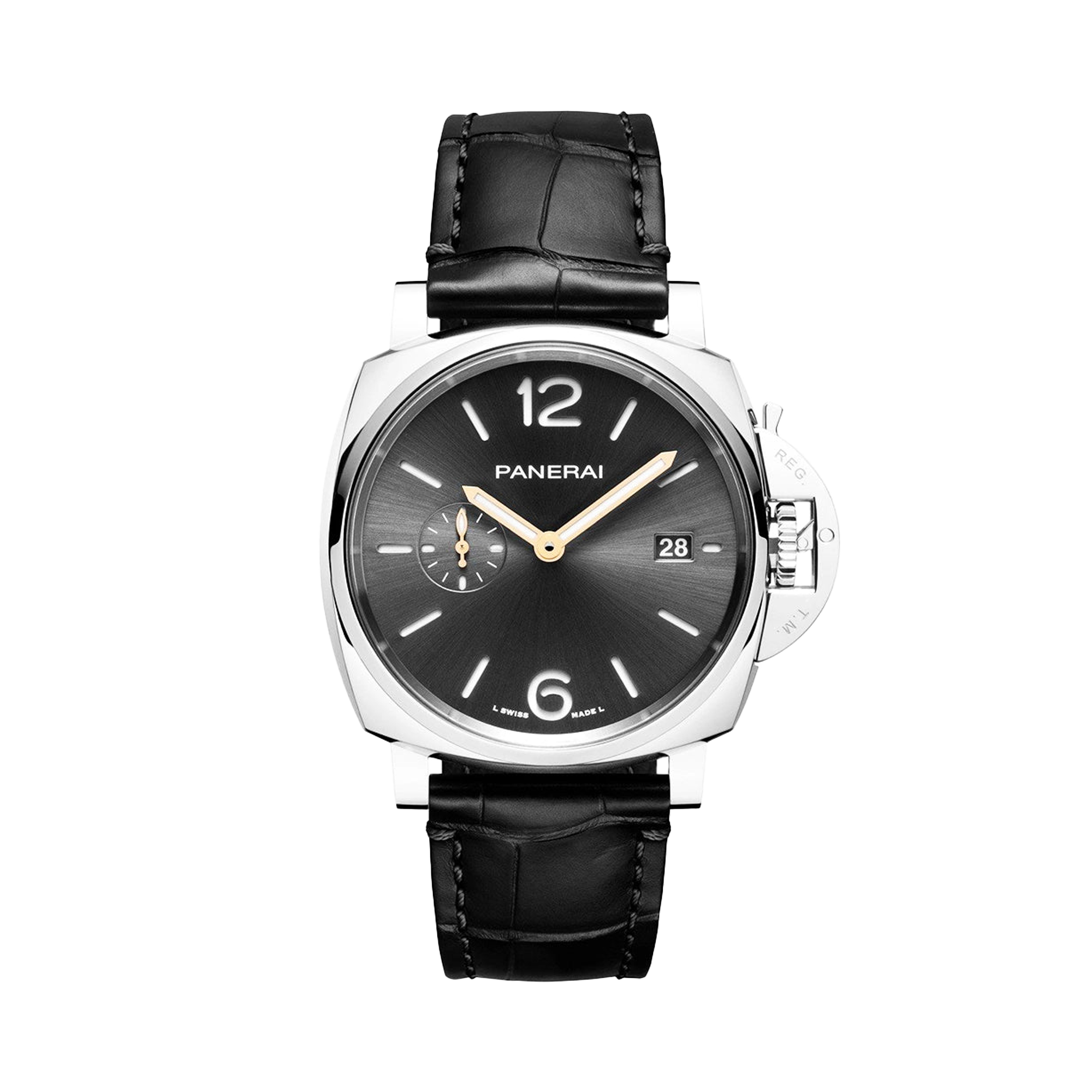 Panerai Luminor Due 42mm, Black Dial, Arabic/Baton Numerals_1