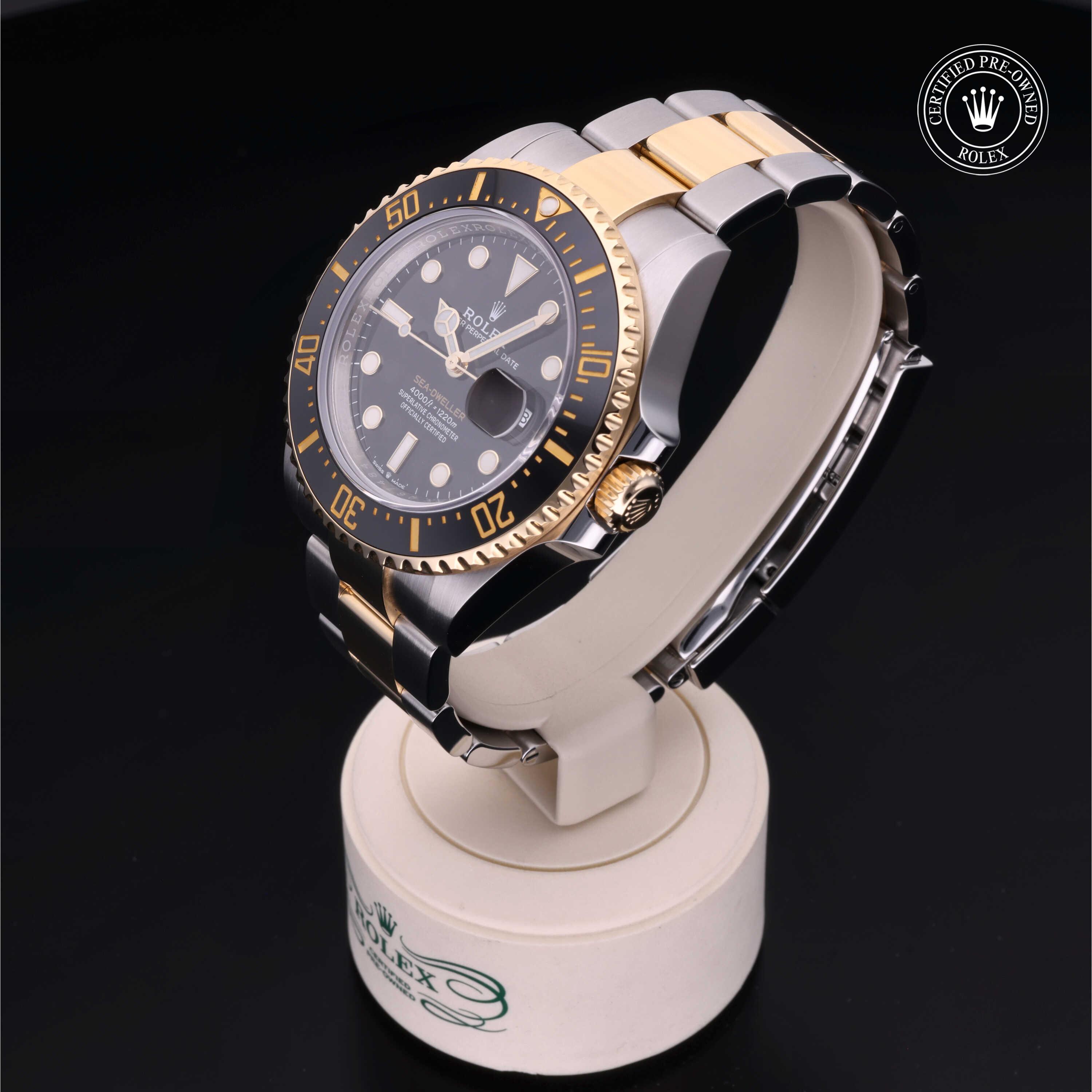 Rolex Sea-Dweller 43mm, Black Dial, Baton/Dot Numerals
