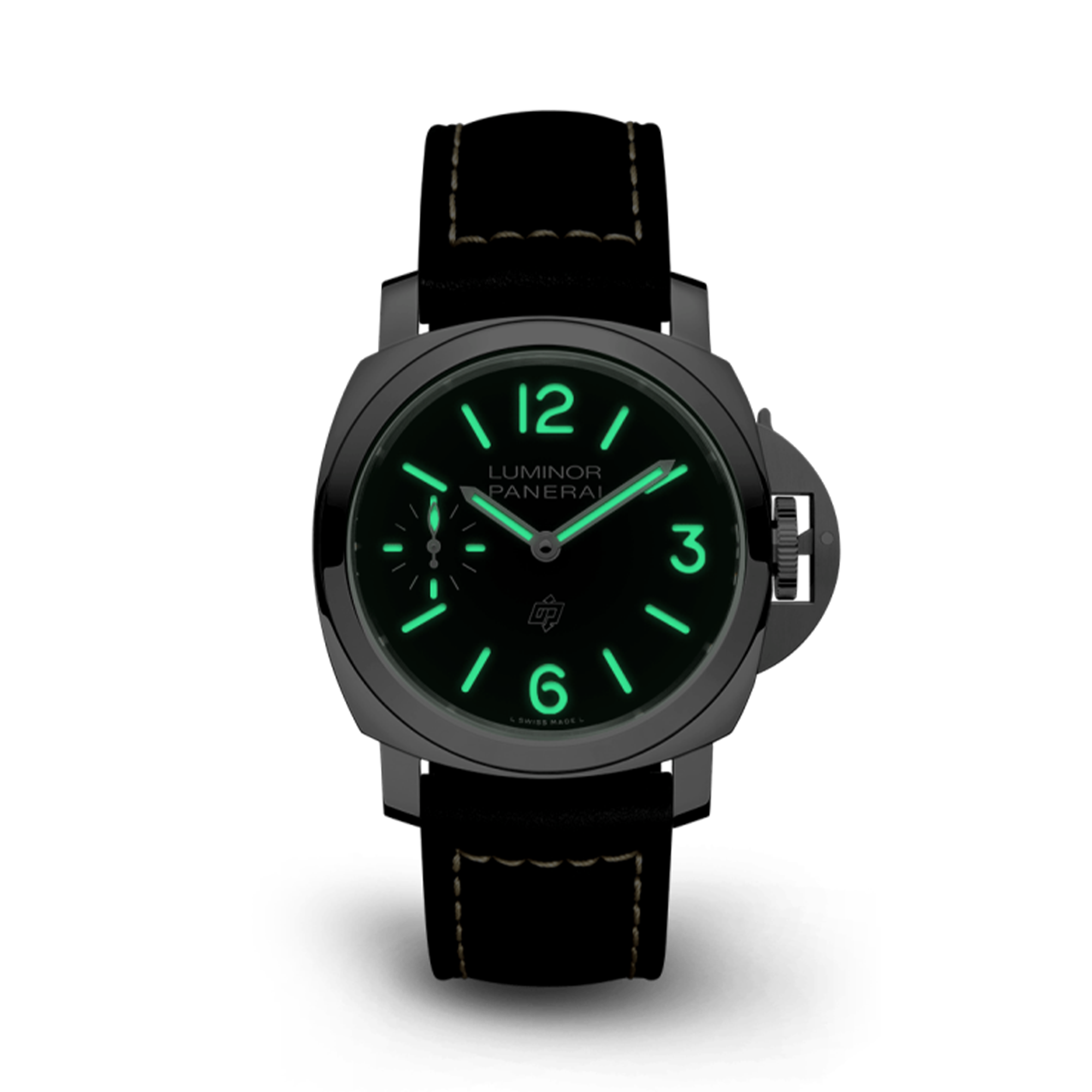 Panerai Luminor Logo - 44mm 44mm, Black Dial,  Numerals_3