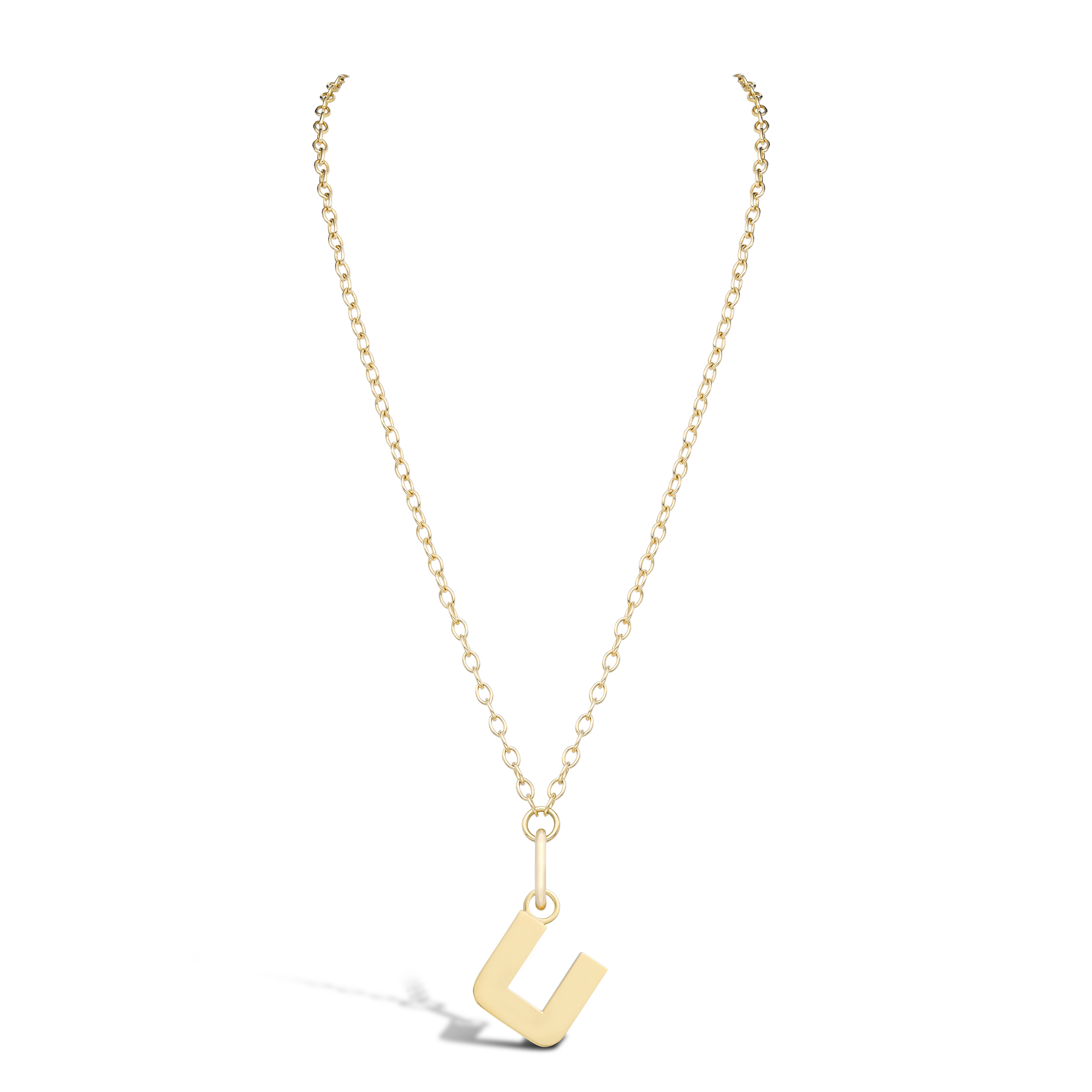 Letter U Pendant Charm _2