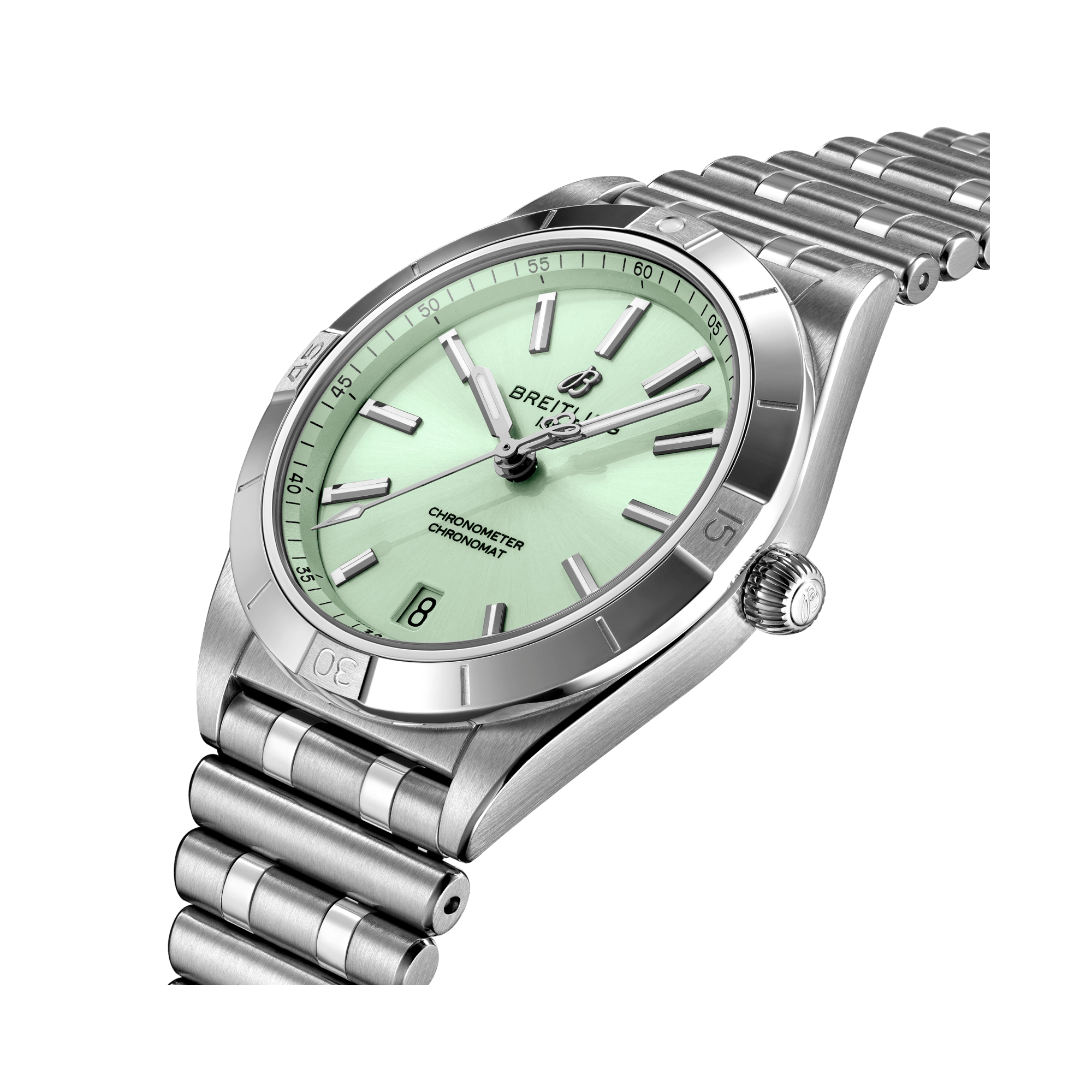 Breitling Chronomat Automatic 36 36mm, Green Dial, Baton Numerals_3