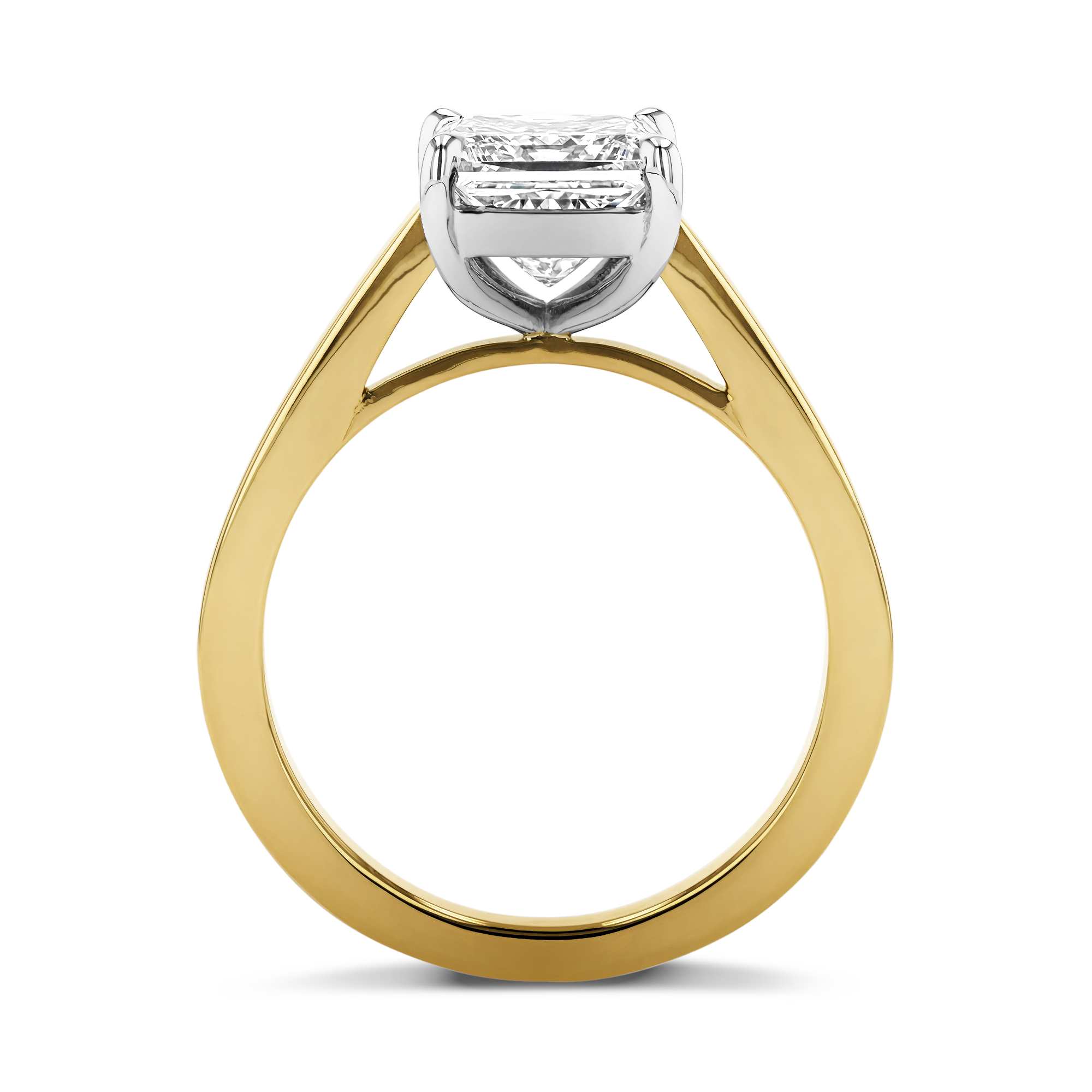 Classic 2.01ct Diamond Solitaire Ring Princess Cut, Claw Set_3