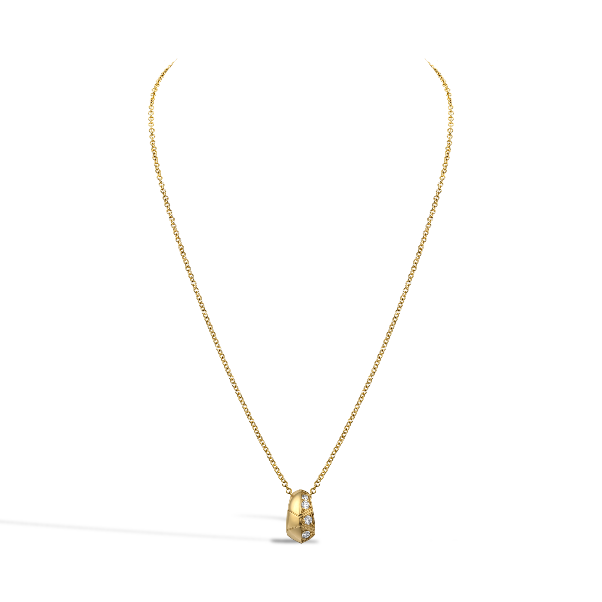 Origins Classic Diamond Set Pendant Brilliant Cut, Grain Set_2