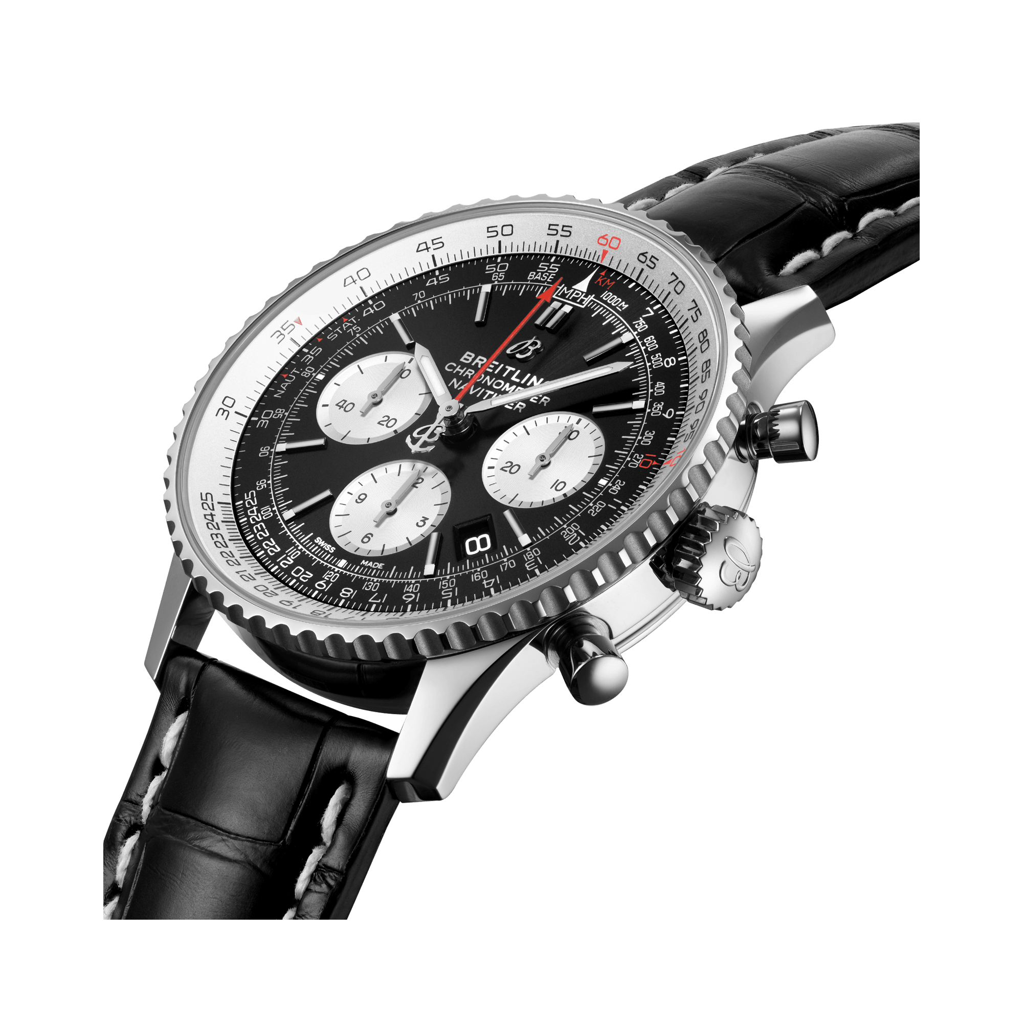 Breitling Navitimer B01 Chronograph 43 43mm, Black Dial, Arabic/Baton Numerals_3